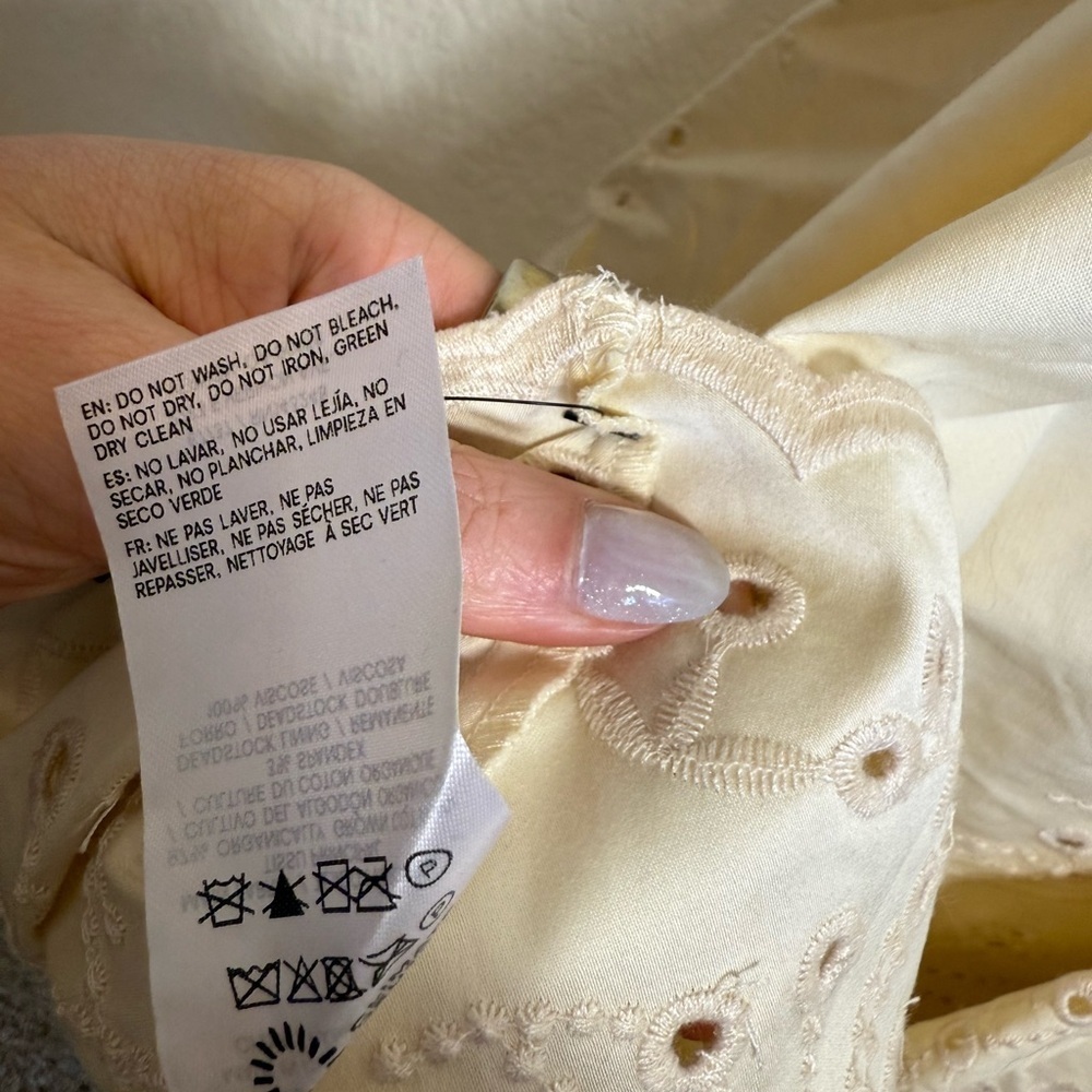REFORMATION Cherie Dress In Sugar - Picture 11 of 11